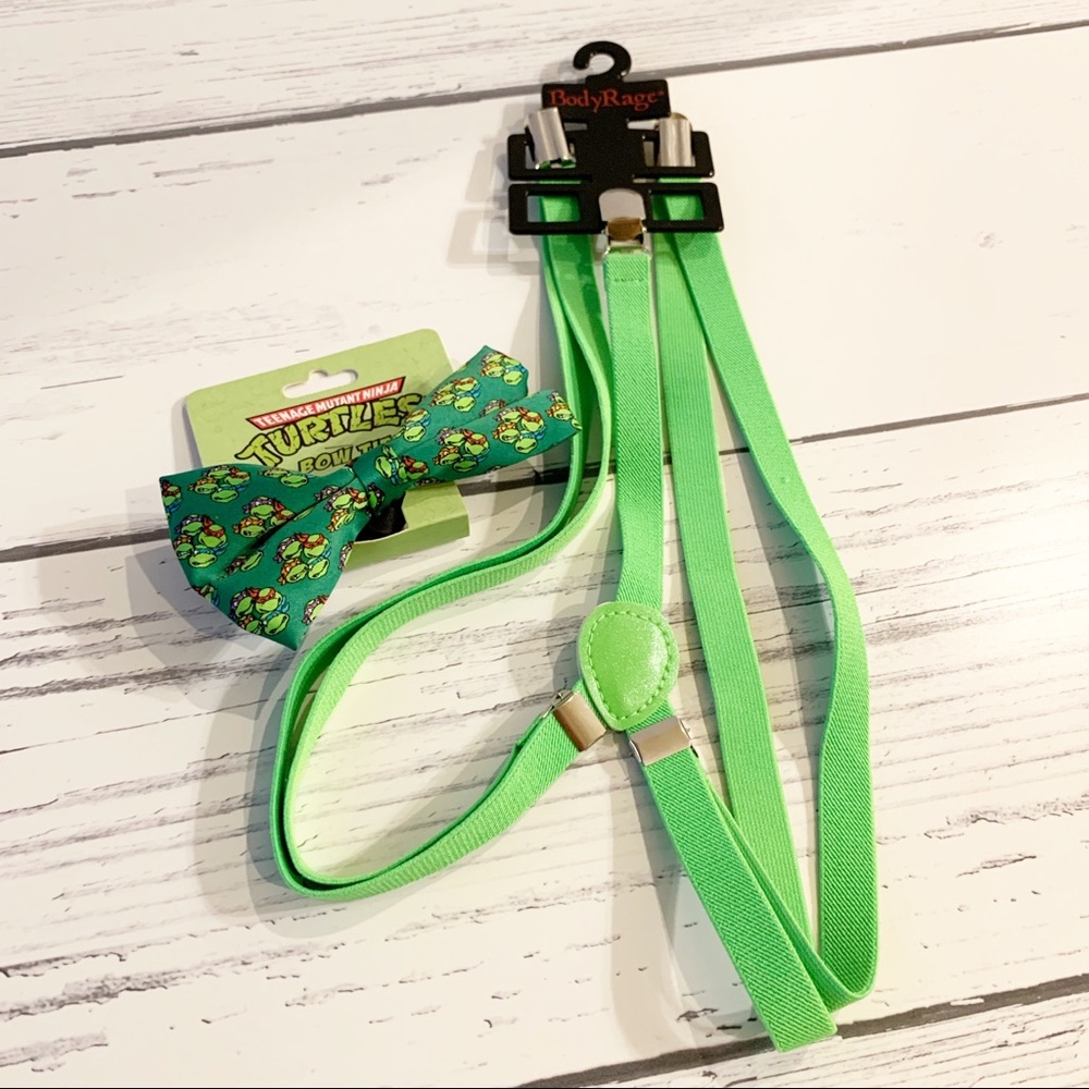 Teenage Mutant Ninja Turtles Bow Tie & Suspenders